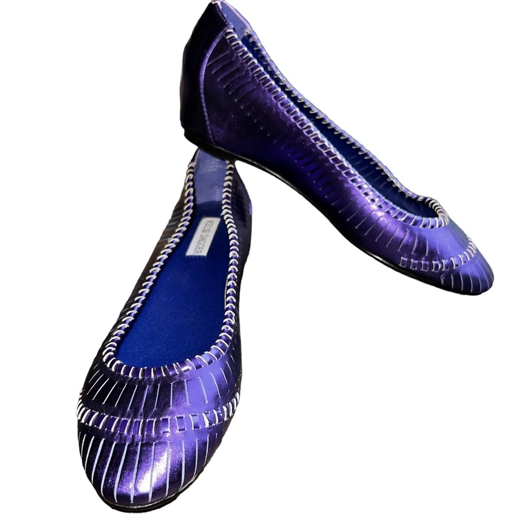 NWOB KELSI DAGGER FLATS Fabricea Shoes Purple 6.5